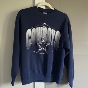 thrifted dallas cowboys crewneck